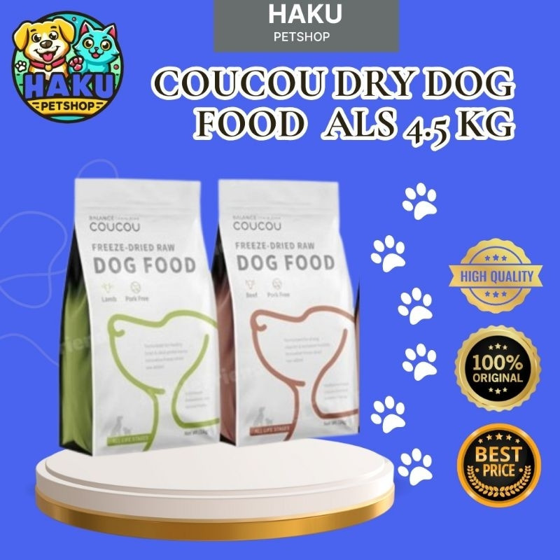 COUCOU DRY FOOD DOG ALS Freshpack 4,5Kg - Dog Food Premium