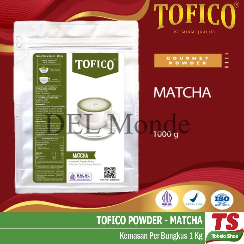 

PromoTOFICO POWDER MATCHA PREMIUM / TOFICO MATCHA POWDER PREMIUM / BUBUK MINUMAN MATCHA