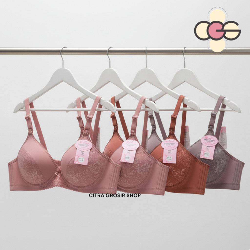 Bra BH Push Up Tanpa Kawat Anti Kendur Bahan Katun Untuk Wanita  Brukat Tanpa Kawat Wanita bra La Pa