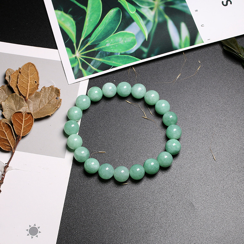 Gelang Giok Asli Burma Hijau 100% Natural – Gelang Batu Alam Elegan Wanita Premium Handmade