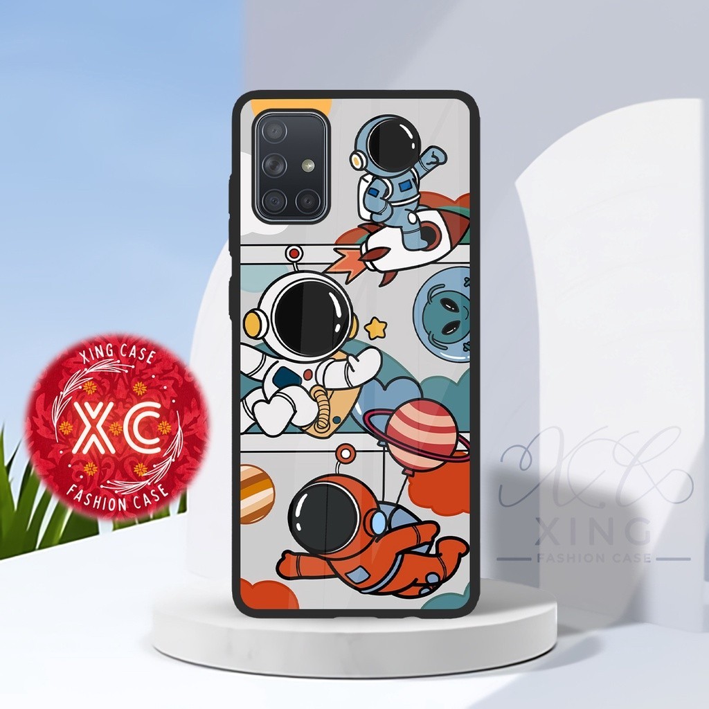 |EZ14| XING CASE HP SAMSUNG A71 A51 A31 M51 GLOSSY KILAU EFEK KACA | REQUEST CASE HP CUSTOM SOFTCASE