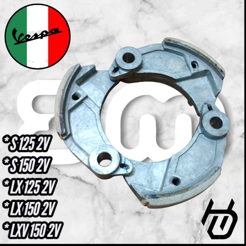 Kampas kopling ganda vespa matic s 125 2v s150 2v lx 125 2v lx 150 2v lxv 150 2v original FCC