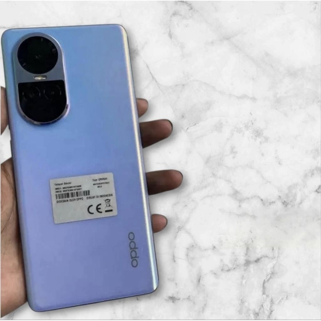 oppo reno 10 5g lte ram 8+8 256gb hp second lengkap original ya