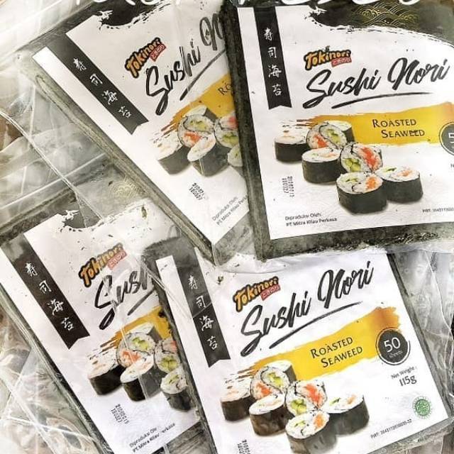 [HOMELO] sushi Nori rumput laut isi 50 lembar sushi nori java tokinori manjun sakao nori halal sushi