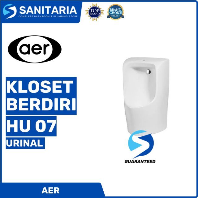 Kloset Berdiri/ Urinoir/ Wall Standing Urinal Hu 07 Aer