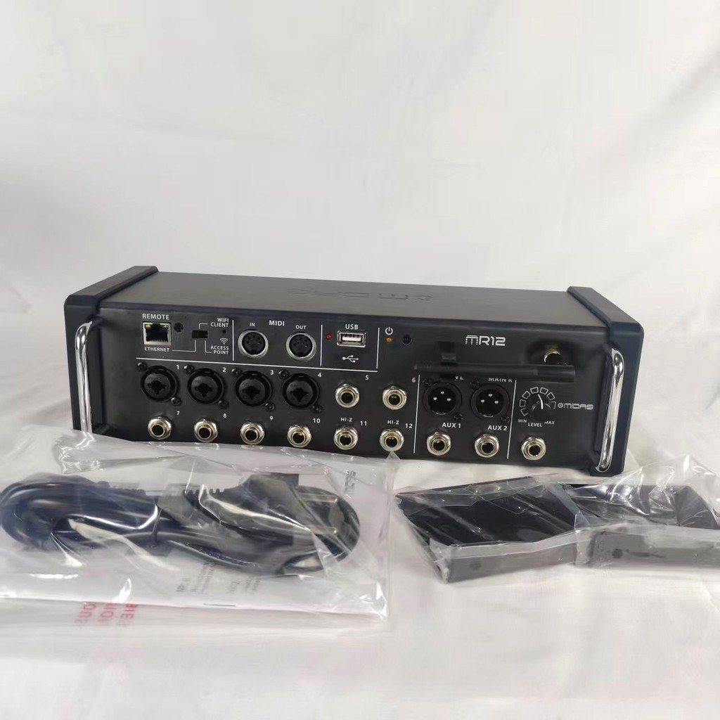 MIXER DIGITAL MIDAS MR12 ANDROID /MR 12 ANDROID/ midas mr12/ mr 12