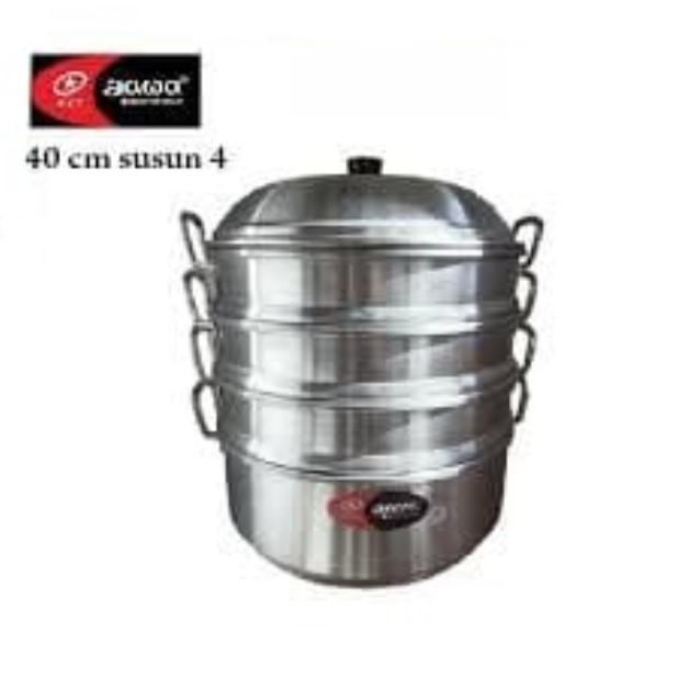 Maspion Langseng Aluminium 40 cm Susun 4 Dandang Kukus - FM