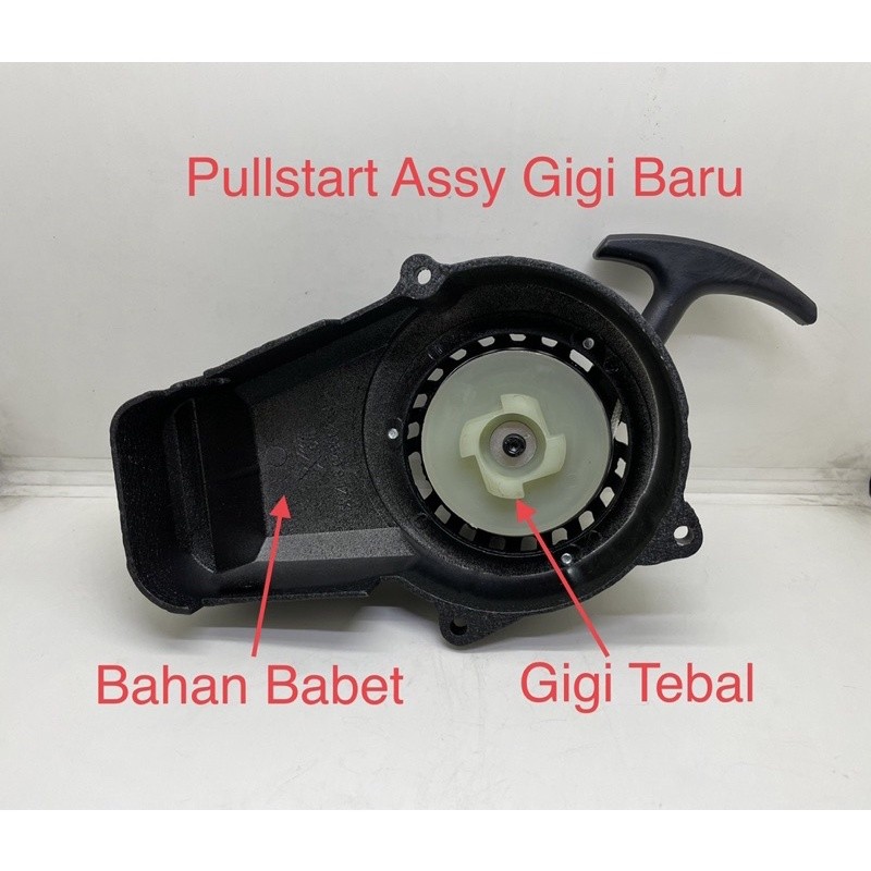 OTOMAX Pullstart - Tarikan BARU Assy Babet Mini Gp - Mini Trail - Mini ATV 50cc 2T Mesin Tarik