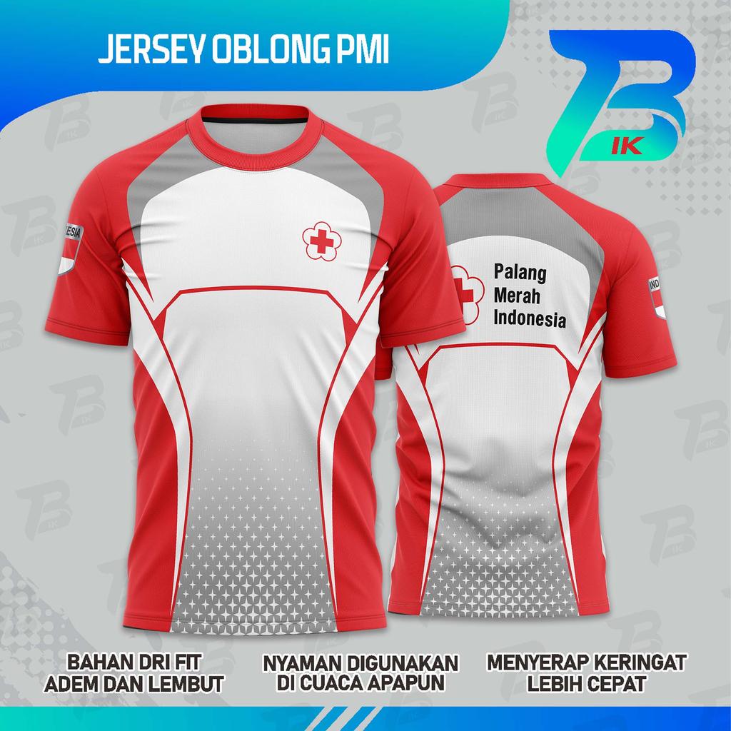 JERSEY OBLONG PMI PENDEK / KAOS PMI DRYFIT / JERSEY PMI FULLPRINT