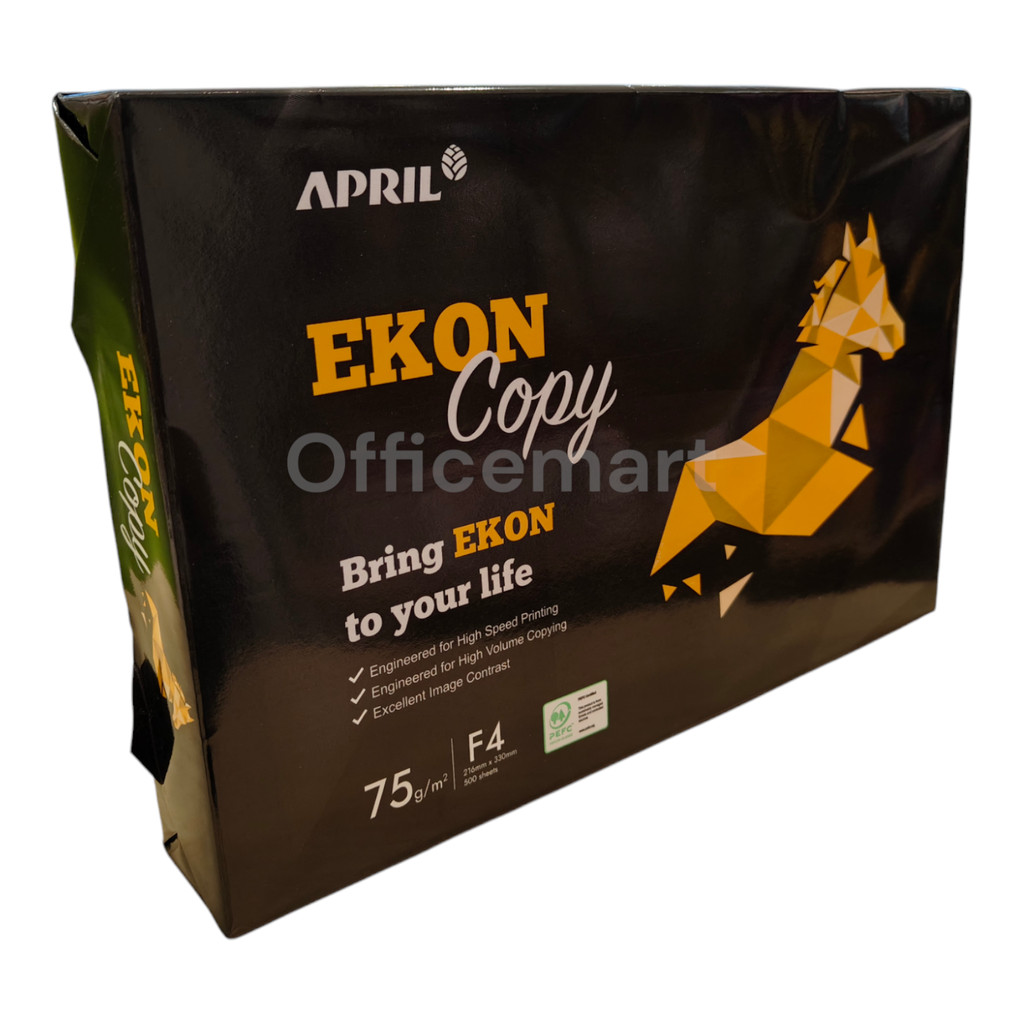 EKON | Kertas HVS 1 Rim | F4 | 75 gsm