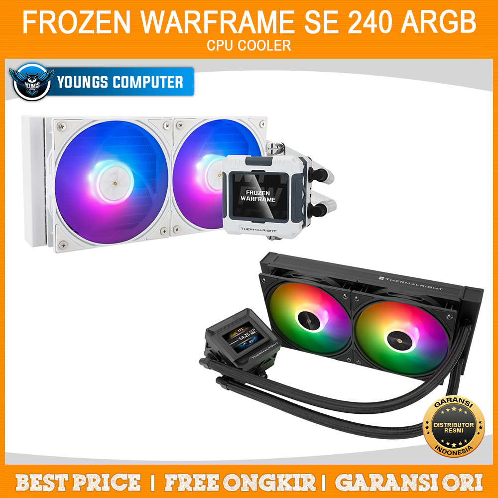 THERMALRIGHT FROZEN WARFRAME SE 240 ARGB 2" LCD Black / White