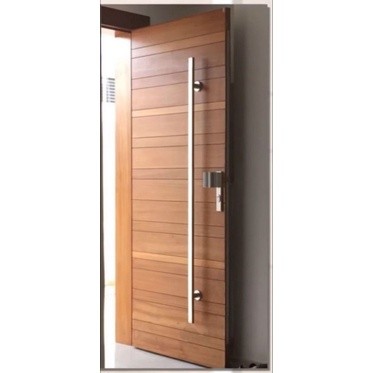 (4biji) Handle pintu rumah panjang 1 meter untuk pintu utama kupu tarung stainless persegi minimalis