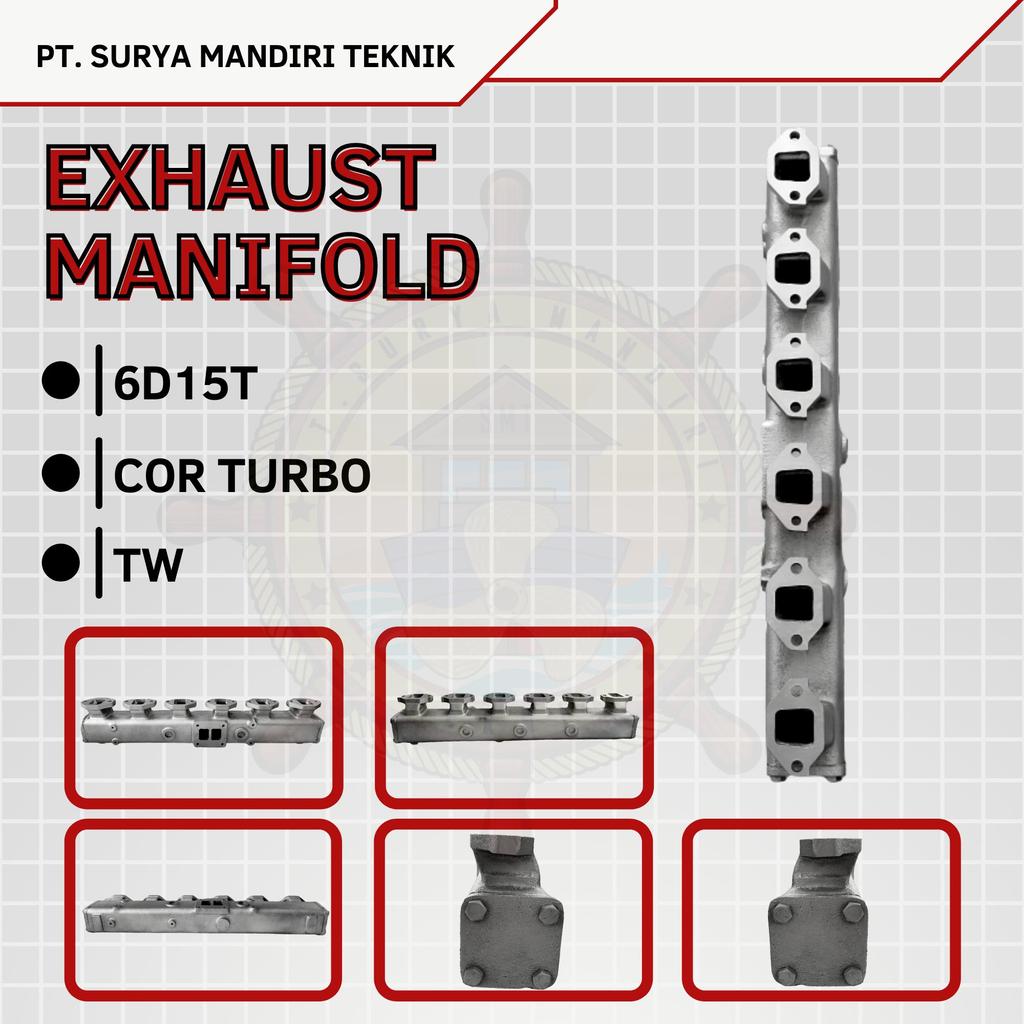EXHAUST MANIFOLD MARINE 6D15 TURBO MITSHUBISHI COR TAIWAN