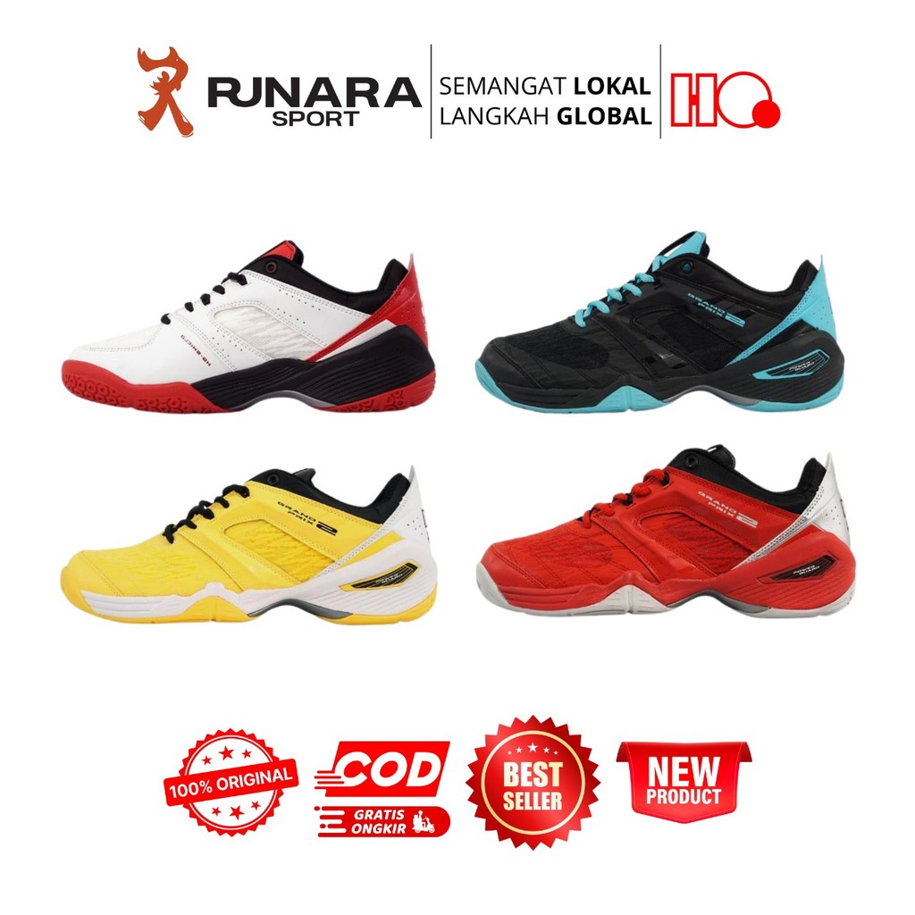 Hi-Qua Sepatu Badminton Bulutangkis Grand Prix 2