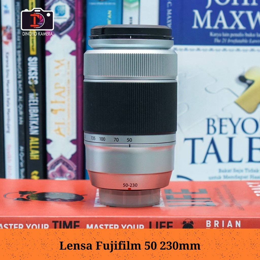 Lensa tele fujiiflm 50 230mm (Silver) Kondisi Baik