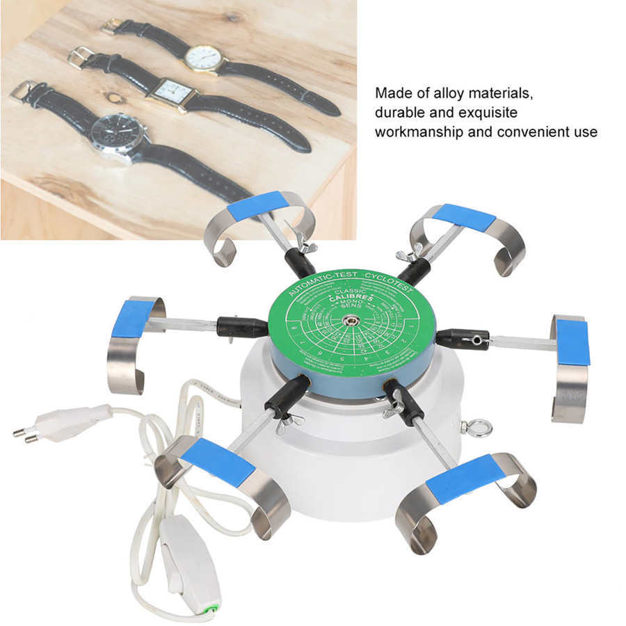 Professional Alloy Mechanical Watch Test Winder Machine Automatic Watch Winder Tester Repair Tool ho
