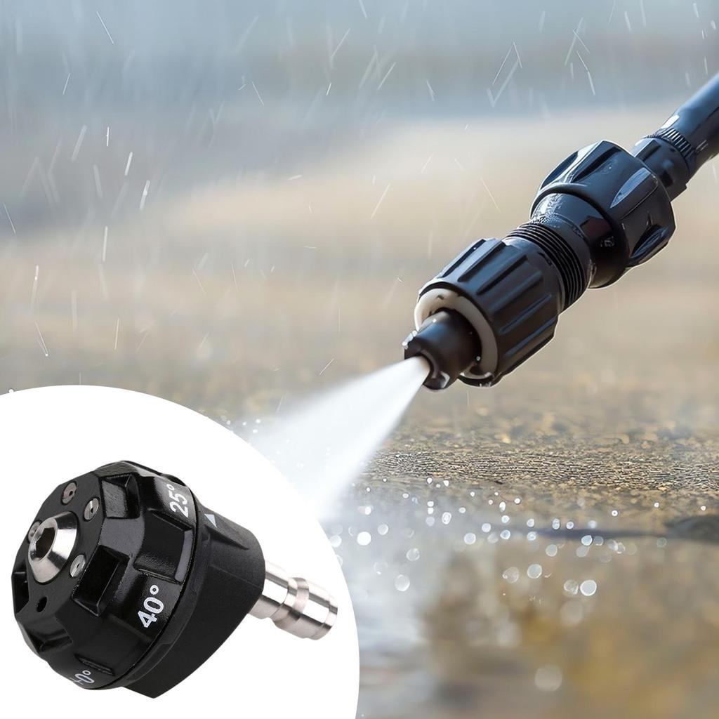 Pressure Washer Spray Nozzle 6 in 1 1/4 in Quick Connect for Patio Car