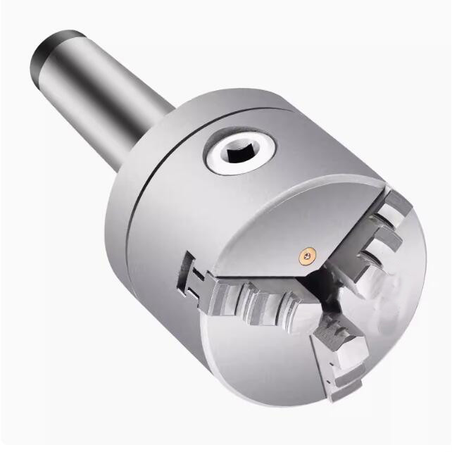 MT4 Morse Taper Chuck 80mm With 3 Jaw Self-centering Chuck MT4-80 Chuck Flange Fix Type Include Lath