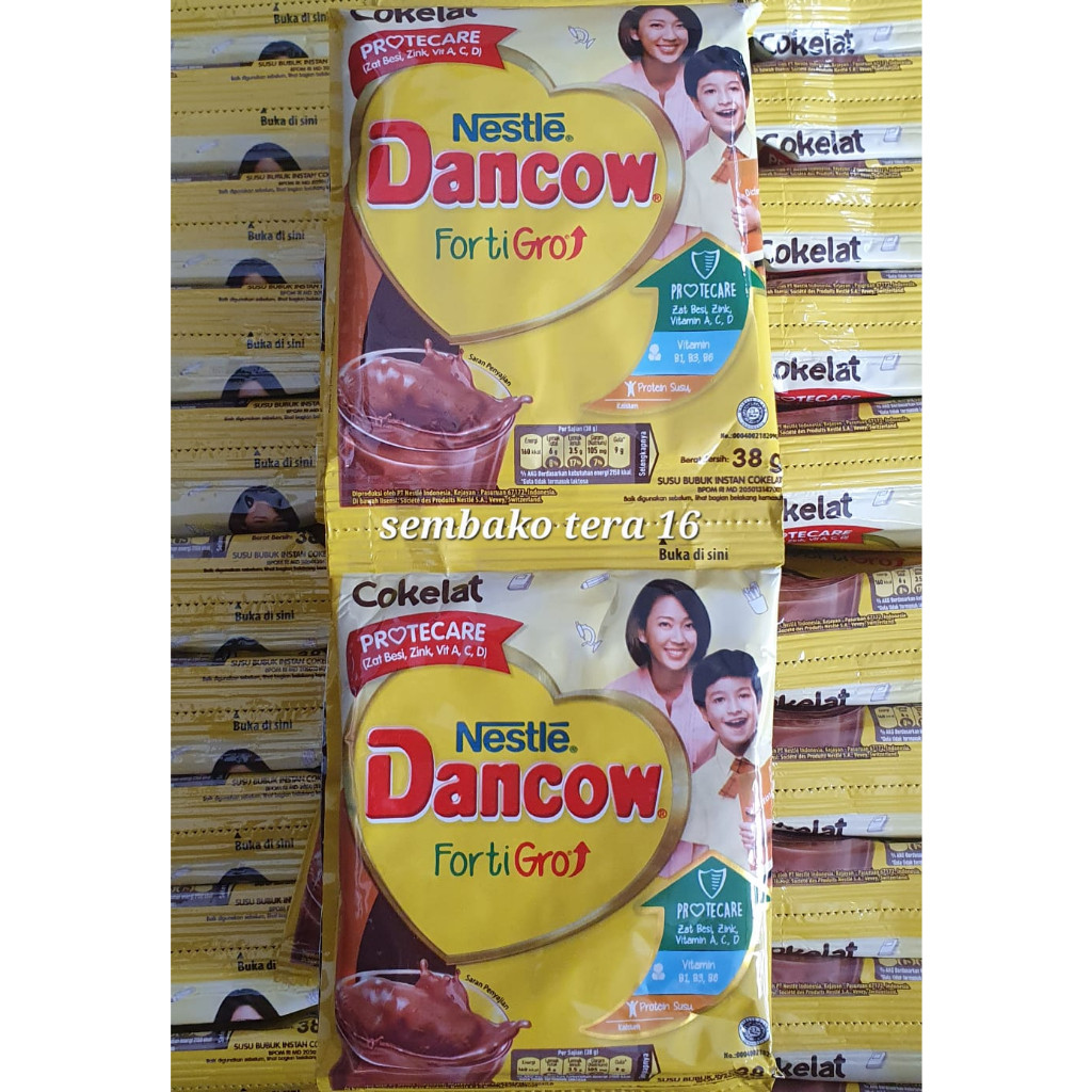 Dancow sachet cokelat 1 renceng
