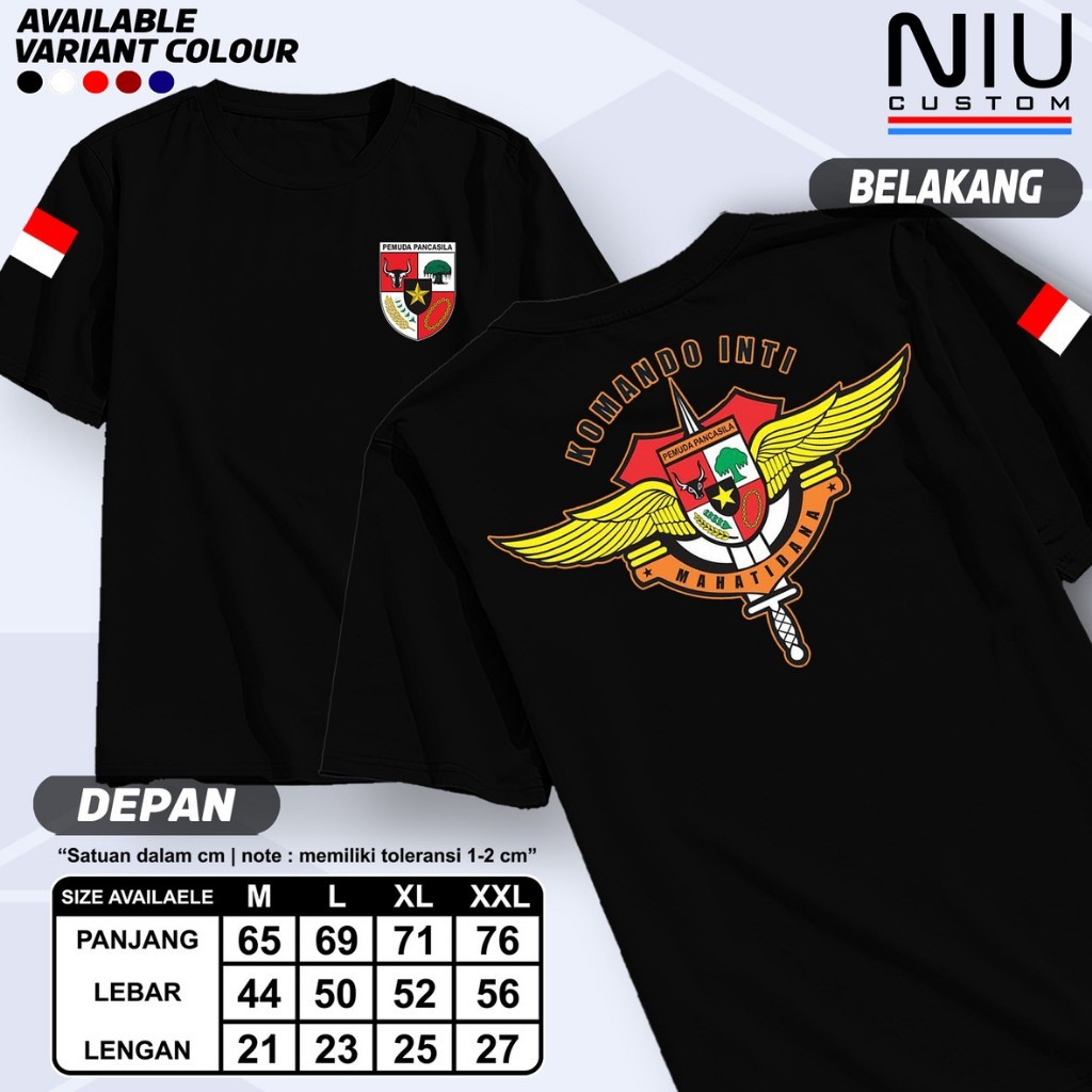 Kaos Sablon Pemuda Pancasila Baju Distro Keren Murah Terbaru