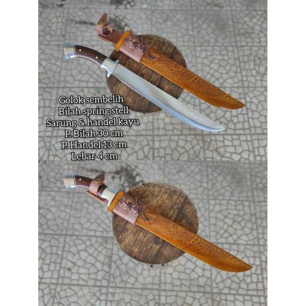 pisau jagal pisau potong golok baja golok sembelih hewan qurban golok cibatu 060 Y4S