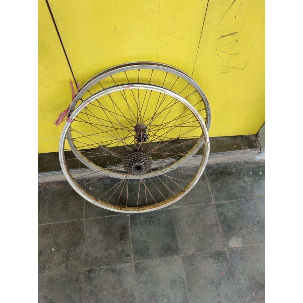velk sepeda mtb 26 alloy layak pakai