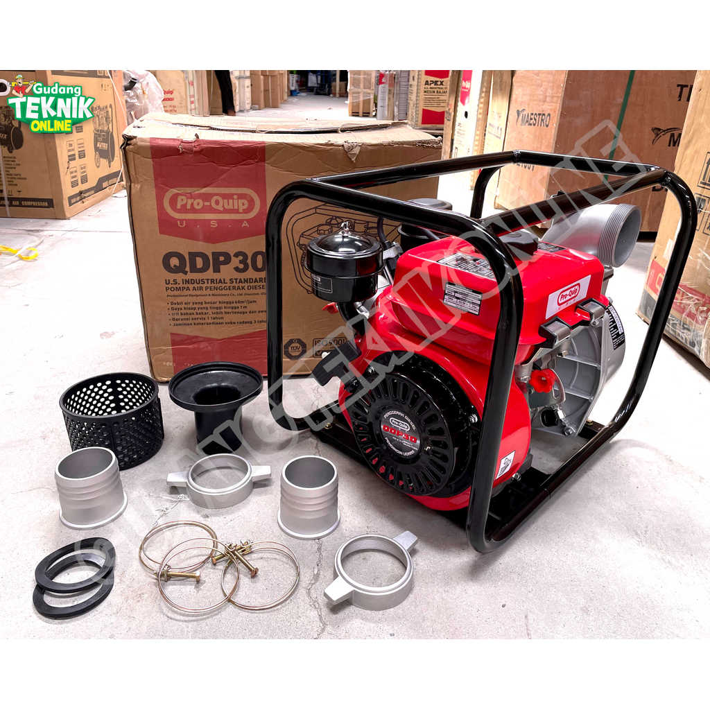 PROQUIP QDP30 Waterpump 3" DIESEL SOLAR - Water pump Alkon Pompa Irigasi Sawah 3Inch QDP 30 QDP-30 P