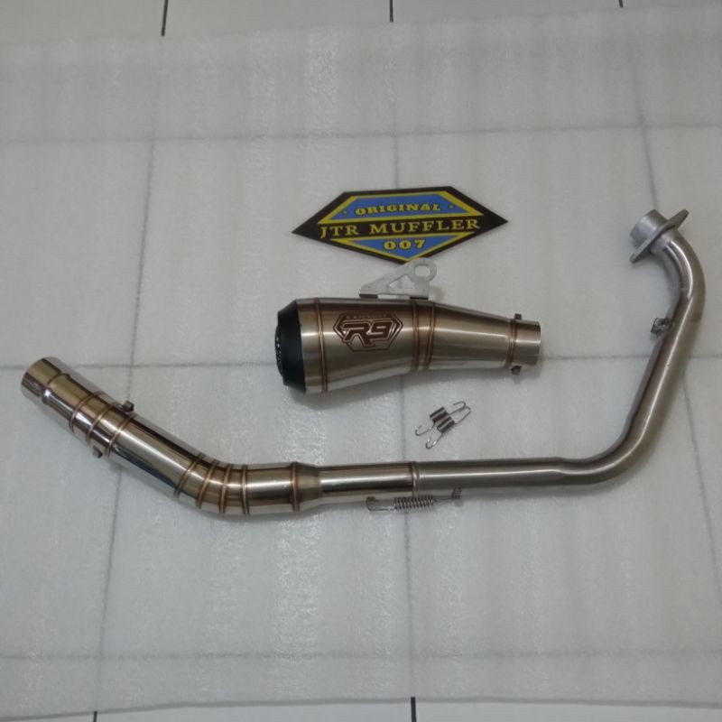 knalpot racing R9 gp series Sonic 150 supra gtr cb150r new cbr 150r facelift lokal Cbr 150r new