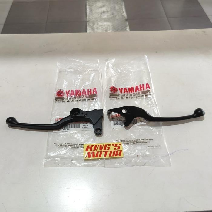 HANDEL HANDLE REM KANAN KIRI AEROX, LEXI, FREEGO HITAM DOFF ORIGINAL - handel rem