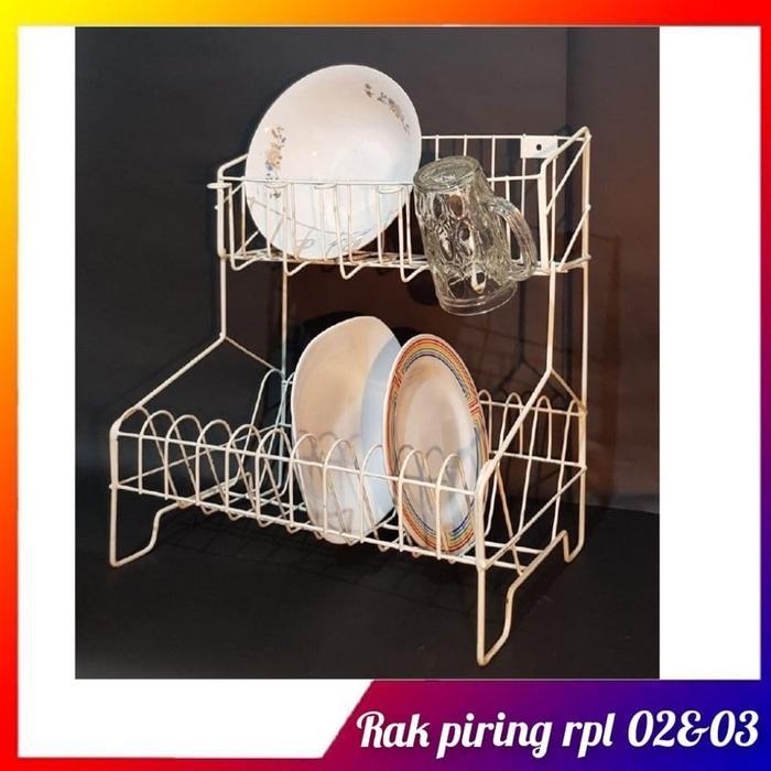 Promo Rak Piring Dapur RPK RPL Susun 2 dan 3 - rak piring RPL 02