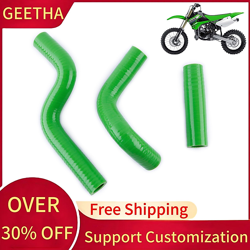 For Kawasaki KX80 KX85 KX100 1998-2013 KX 80 85 100 Motorcycle Silicone Radiator Coolant Pipe Tube