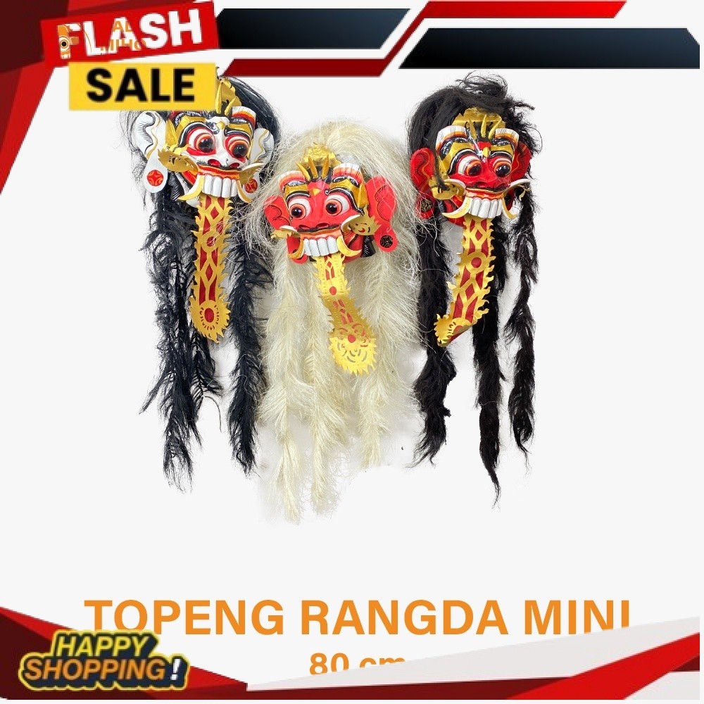 Topeng Rangda Kecil - Rangde Kecil - Rangda Small - Rangde Kecil - Tapel Rangda - Topeng Leak Bali -