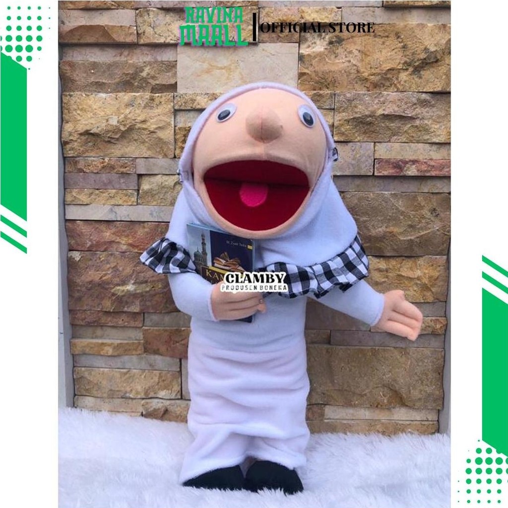 Boneka Muppet Mainan Anak Mainan Edukasi Boneka Dongeng Muppet Santri Perempuan Santri Laki - Laki C