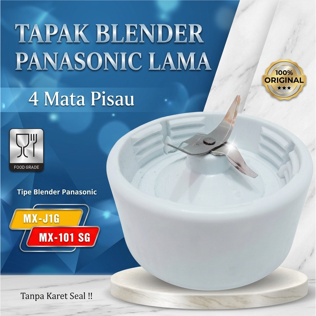 Tapak Blender 4 Mata Pisau Panasonic Lama / Mounting Blender Panasonic Model Lama / Dudukan Blender