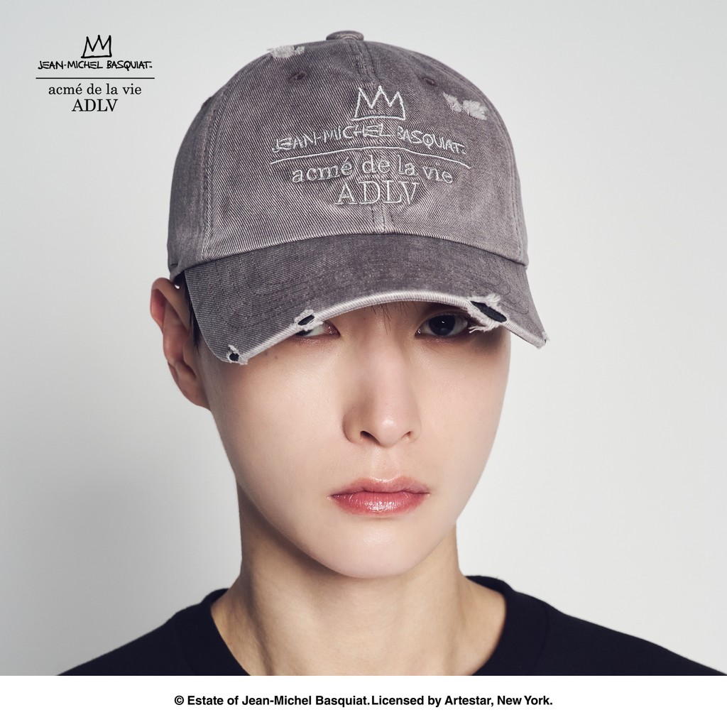 ADLV JMB Signature Logo Ball Cap Charcoal - Topi Unisex acme de la vie