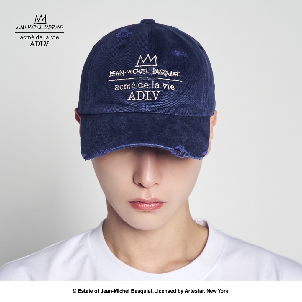ADLV JMB Signature Logo Ball Cap Navy - Topi Unisex acme de la vie