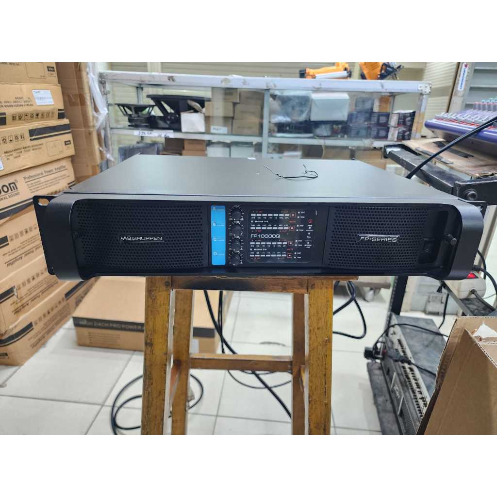 (HARGA TERBAIK) Ex Pasline - Power Amplifier Labgruppen FP10000 Q / FP10000Q / FP 10000Q (1 SAKLAR) 