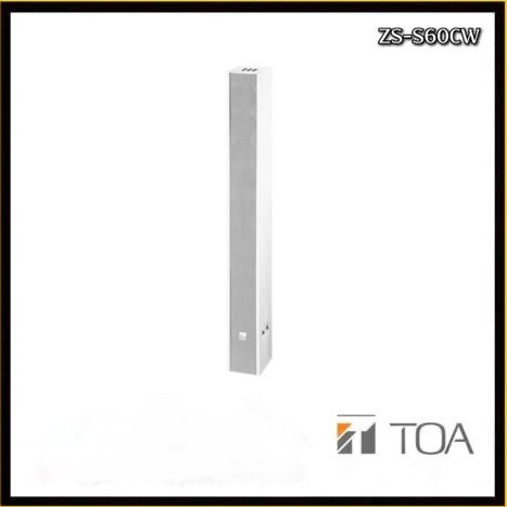 (HARGA TERMURAH) TOA column Slim Array Speaker ZS S60 CW / TOA ZS S60 CW 60 Watt ZS60 CW - KUALITAS 