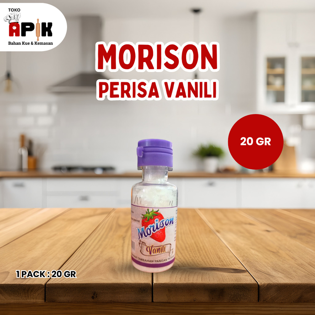 MORISON TAMBAHAN MAKANAN VANILA 20 GRAM