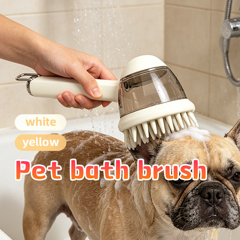 [Busa dapat diisi] Peralatan mandi kucing Pet Shower Head sisir mandi kucing Sikat Mandi Anjing alat