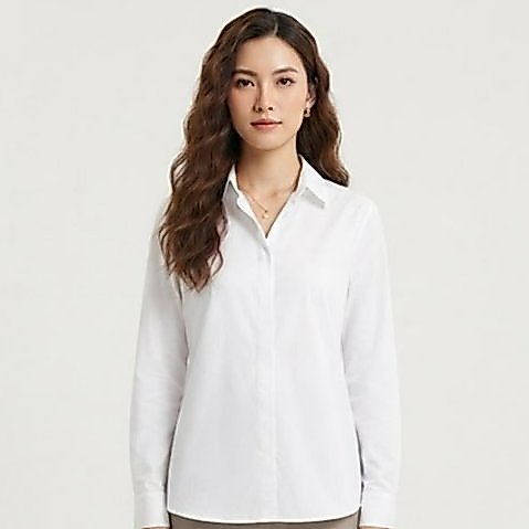 Eprise Top Lengan Panjang WHITE SS597C | Blouse Wanita