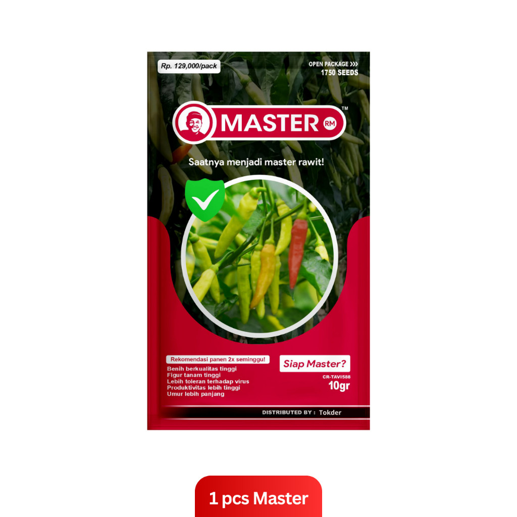 Benih Cabe Rawit Master 1750 Butir Unggul