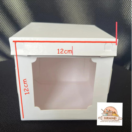 Dus Ivory 12x12x12 cm  cake box kue tinggi hampers