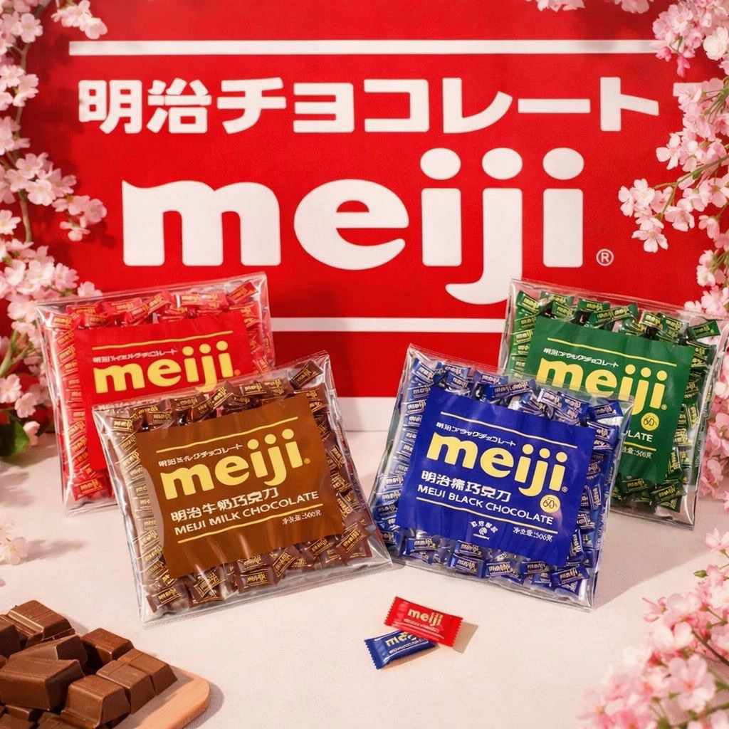 meiji  japan repacking coklat