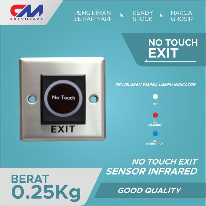 EXIT BUTTON NO TOUCH EMLOCK EXIT BUTTON NO TOUCH BESI