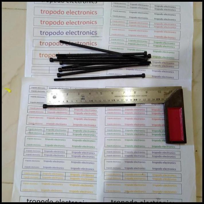 TERLARIS BAUT L M6X200 BAJA WARNA HITAM