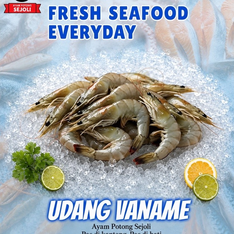 Udang Vaname Jumbo Fresh Seafood