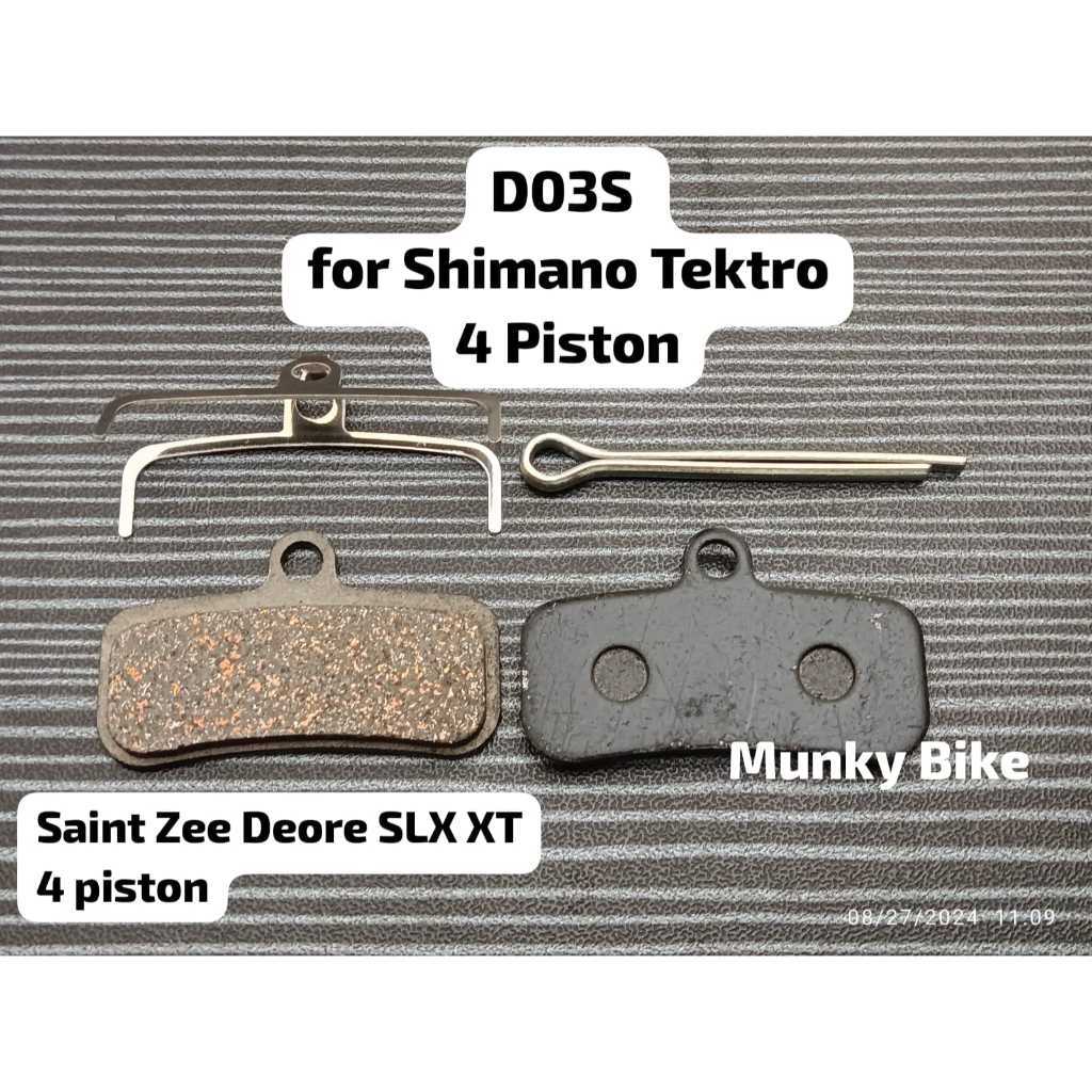 Foto Brakepad Kampas Pengganti Shimano Saint Zee XTR XT SLX Deore TRP Tektro 4 Piston D03S H03A H03C N03A N03C