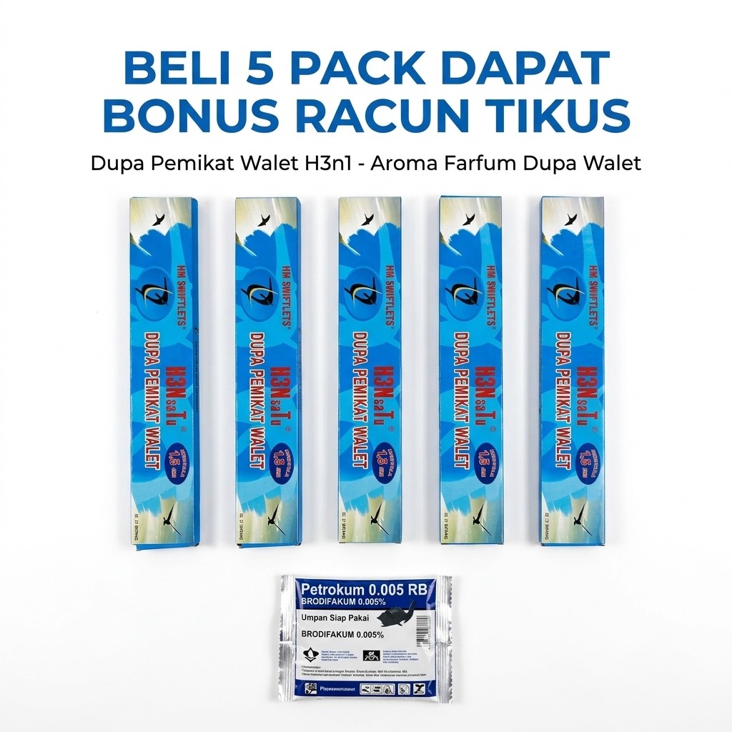 Dupa Walet H3N1 Pemikat dan Peransang Walet