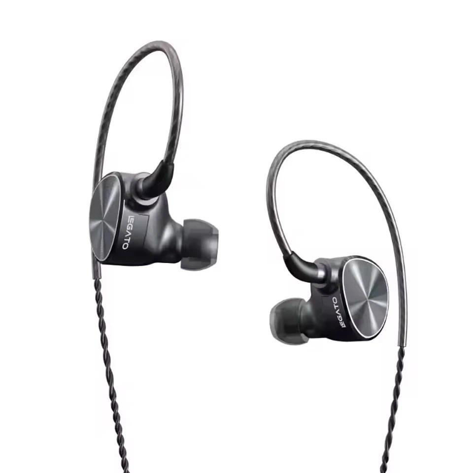 7HZ Legato Dual Dynamic Drivers HiFi in-Ear Monitors Earphones with 2Pin 3.5mm Cable